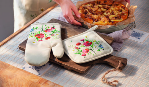 Topflappen Mohnserie Küche