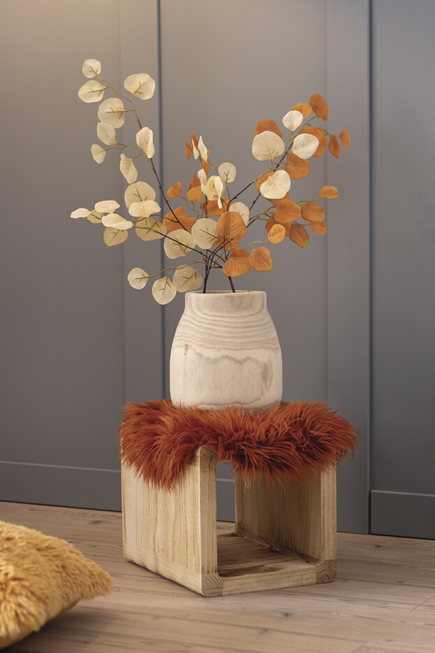 Herbstdeko Blume in Vase